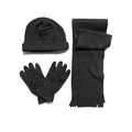 3 Piece Set - Gloves/ Hat and Scarf